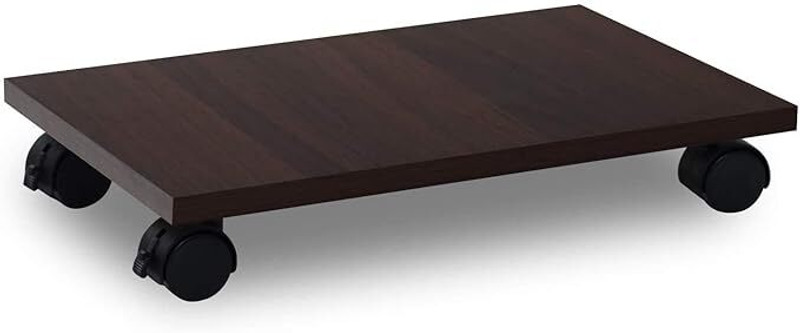 Indian Decor 61286 Wooden Oak CPU Holder(Iron, Wooden)