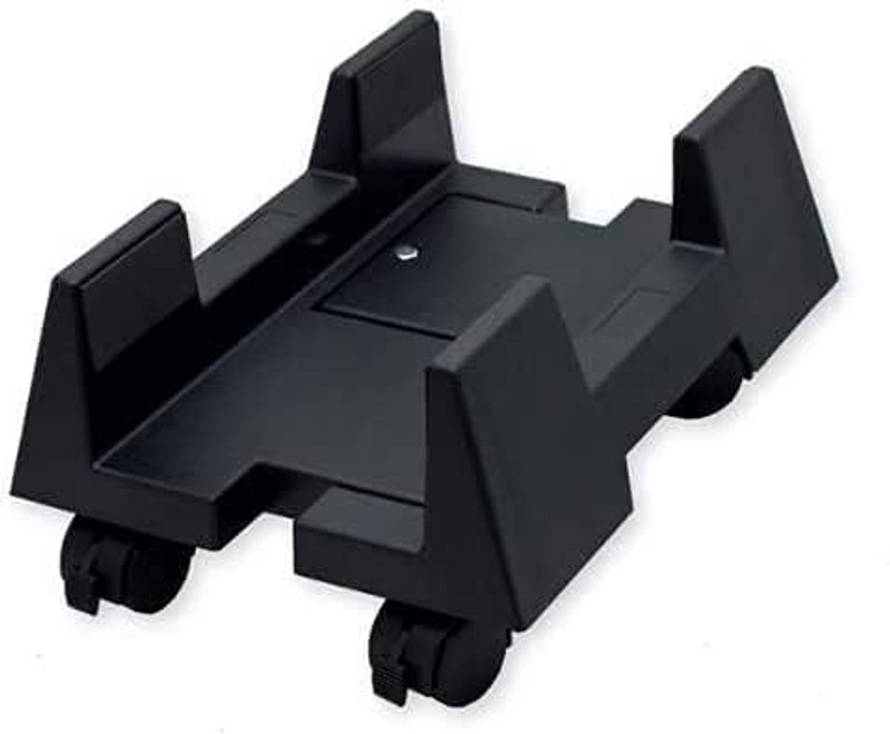 JOYGESTURE Castor Wheels Computer Floor Stand Trolley CPU Stand CPU Holder(Plastic)