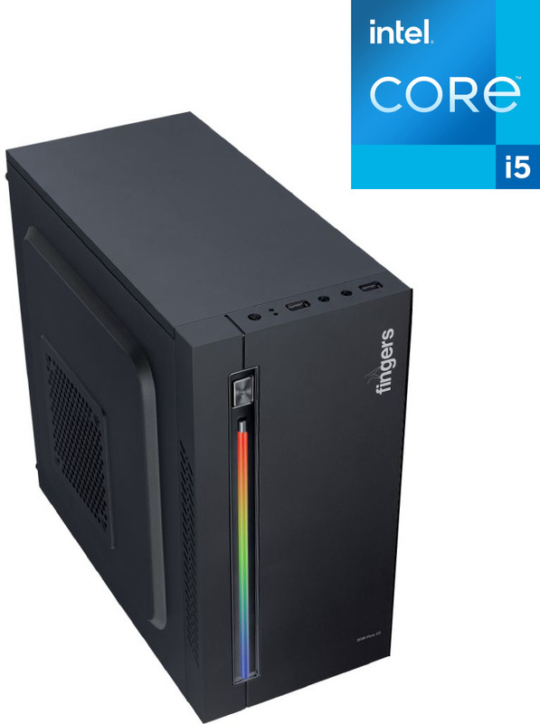 Brand Cell Gaming Computer - Intel® Core™ i5-2400 [4 Cores, 4 Threads] | RGB-Flow C2 [CZX] 2nd Generation Intel® Core™ i5 Processor (8 GB RAM/Intel® UHD 2000 Graphics/1024 GB Hard Disk/256 GB SSD Capacity/Windows 11 Pro/1 GB Graphics Memory) Gaming Tower with MS Office
