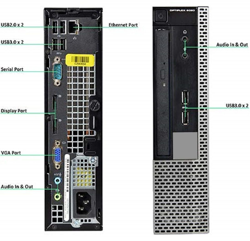 ZEB Refurbish i3-2nd Gen (8 GB RAM/Intel® HD Graphics Graphics/256 GB SSD Capacity/Windows 10 (64-bit)/ONBORD GB Graphics Memory) Mini Tower with MS Office