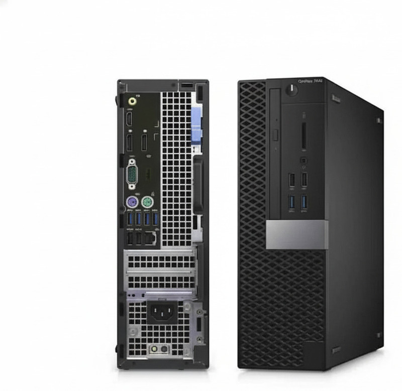 Nayajaisa (Refurbished)Optiplex 5040 USFF i5 6th 16-128+500 (16 GB RAM/WiFi/MS Office/USB/Ethernet/Black/1 Year Warranty/ Integrated Graphics/500 GB Hard Disk/128 GB SSD Capacity/Windows 11 Pro) Ultra Tower with MS Office