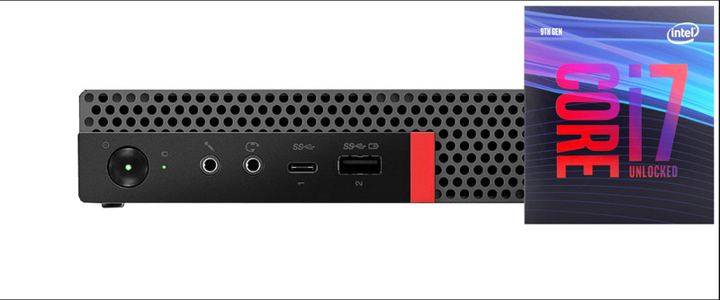 Longan Core™ i7-9700 Octa-Core | ThinkCentre Mini PC [HGA] Core i7 - 9700 Octa-Core (32 GB RAM/Integrated Intel® UHD 4K 630 Graphics/1 TB SSD Capacity/Windows 11 Pro) Microtower with MS Office