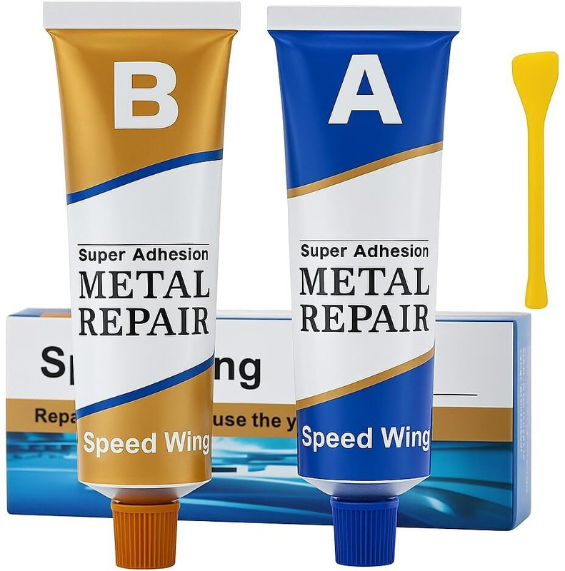 Trend Setter Speed Wing Metal Repair Glue A&B – Strong Adhesive for Metal Casting & Repairs Adhesive(100 g)