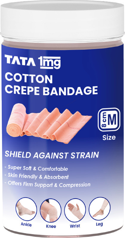 TATA 1mg Crepe bandage-8cm Crepe Bandage(8 cm)