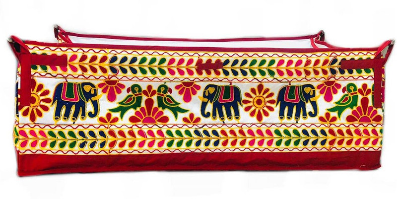 A to Z Hub Rajwadi Cloth Swing New Born Baby Cradle/Ghodiyu/Khoyu Hammock with Mosquito Net(Multicolor)