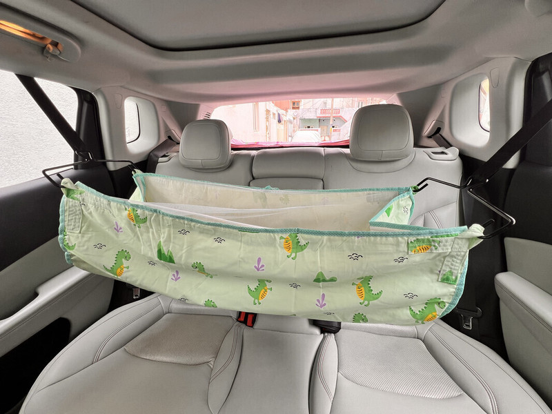 MYSACART Baby Car cotton swing Portable travel nap hammock Adjustable hanger Belt(Multicolor)