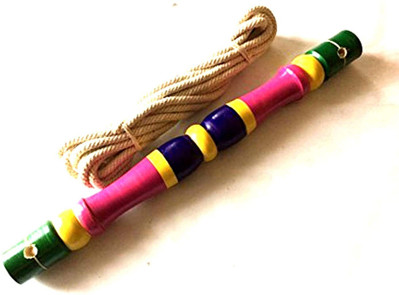 RetailCharms Traditional Thottil Kambu/Wooden Cradle Stick with rope(Multicolor)