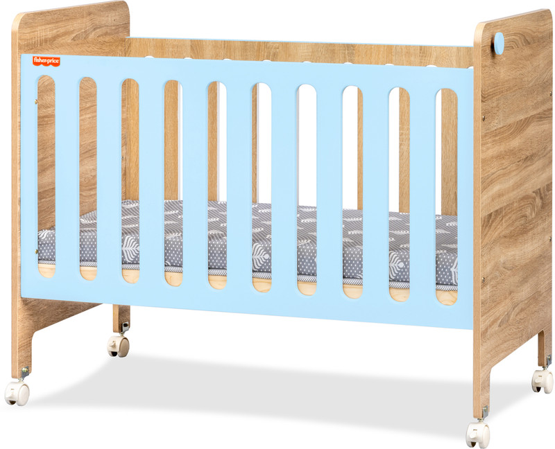 FISHER-PRICE Romania Baby Crib with Mattress(Blue)