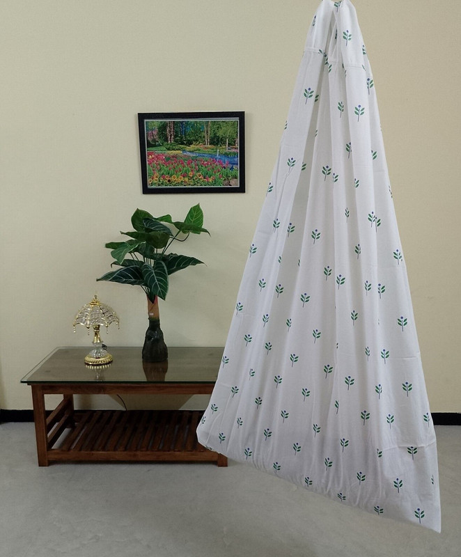 ikaa BABY COTTON CRADLE PRINTED(White)