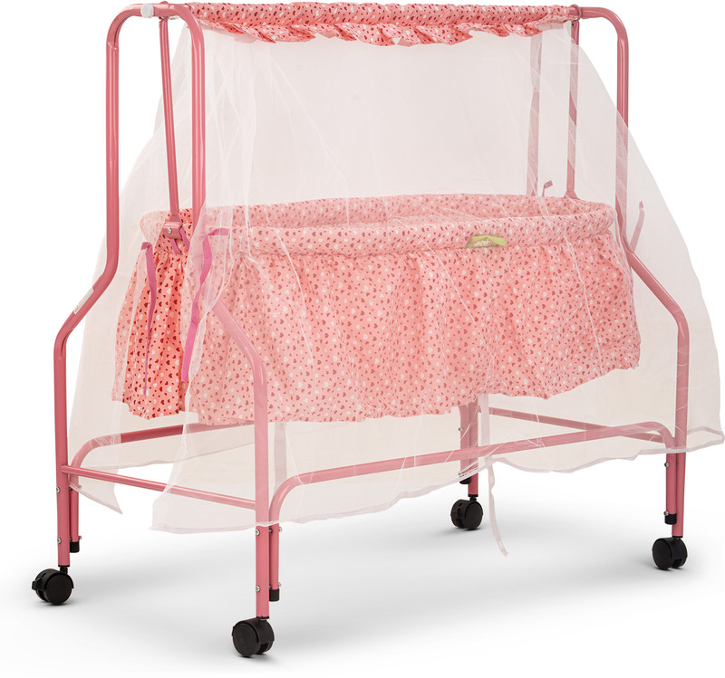 baybee Enchant Baby Swing Cradle for Baby Cradle Swing Jhula with Mosquito Net, Storage(Purple)