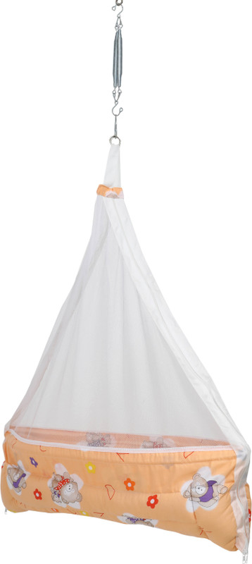 VParents Cruze baby Swing cradle with Hanging spring(Orange)