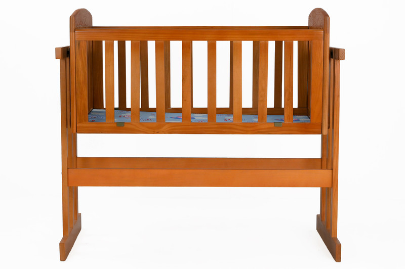 Arcedo Amber 2 in 1 Wooden Baby Swing ( Honey) with a mosquito net swing stopper knob(Orange)