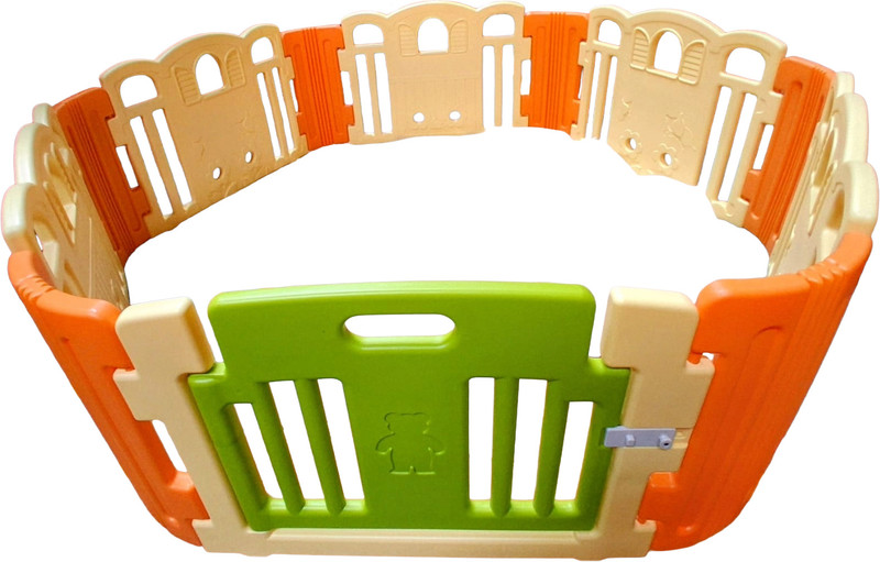 BabyCenterIndia Baby Room Mini Playzone / Playpen Hexagon Play Area - Yellow(Yellow)