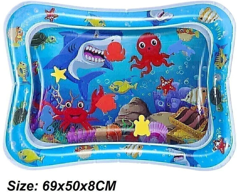 NIJEK STORE Baby Slapped Pad Toy Tummy Time Floor Cushion Fun Activity Play Center Water Mat(Multicolor)