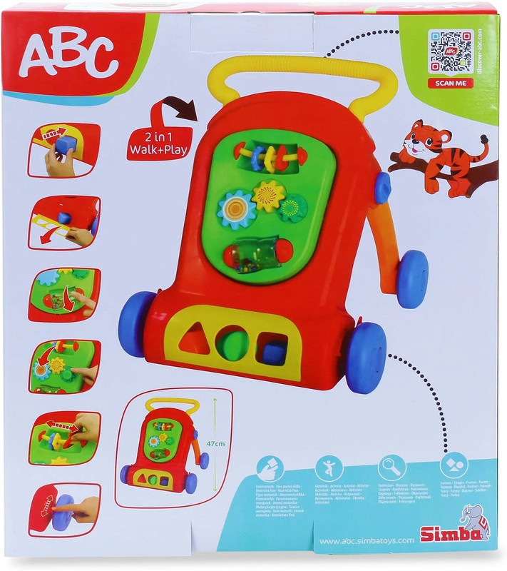 SIMBA ABC Baby Walker Activity Toy For Toddlers(Multicolor)
