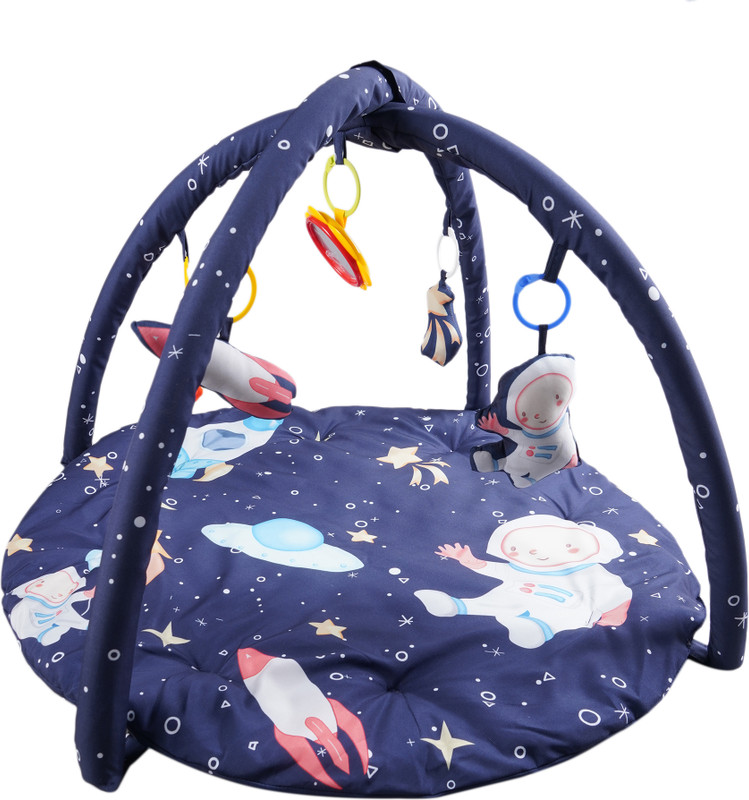 Fayme International Baby Play gym For Babies Activity Play With 5 Hanging Toys Baby Crawling Mats(Multicolor)