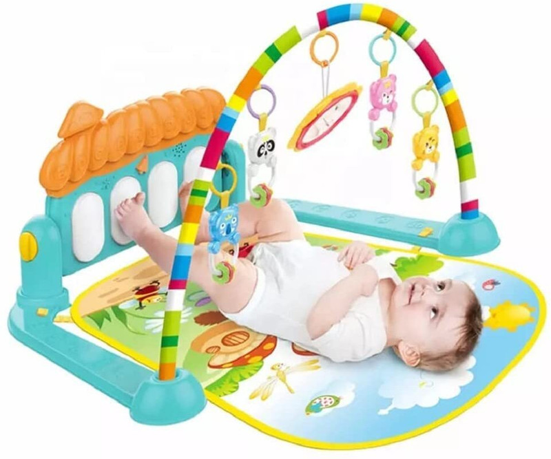 ketroosa Musical Baby Play Gym Activity Mat with Kick Piano, Pack of 1(Multicolor)