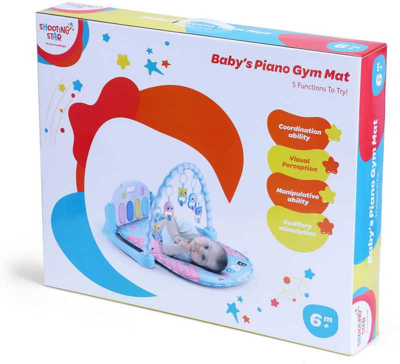 Shooting Star Baby's Piano Gym Mat(Multicolor)