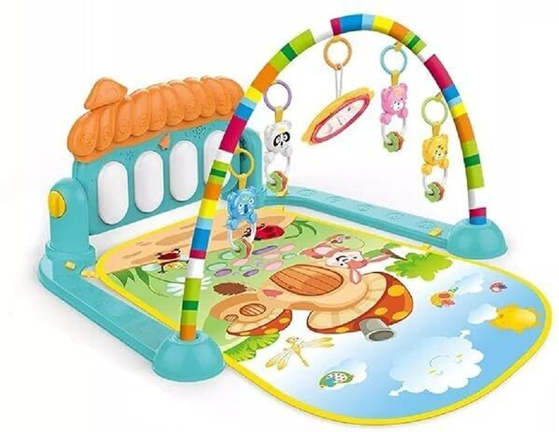 gumiyt Baby piano play mats and gym multicolor crib toy play gym(Multicolor)