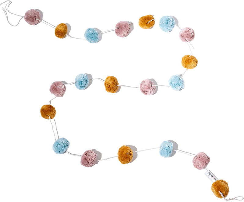 haus & kinder Pom-Pom Crib/Cot Bunting(Multicolor)