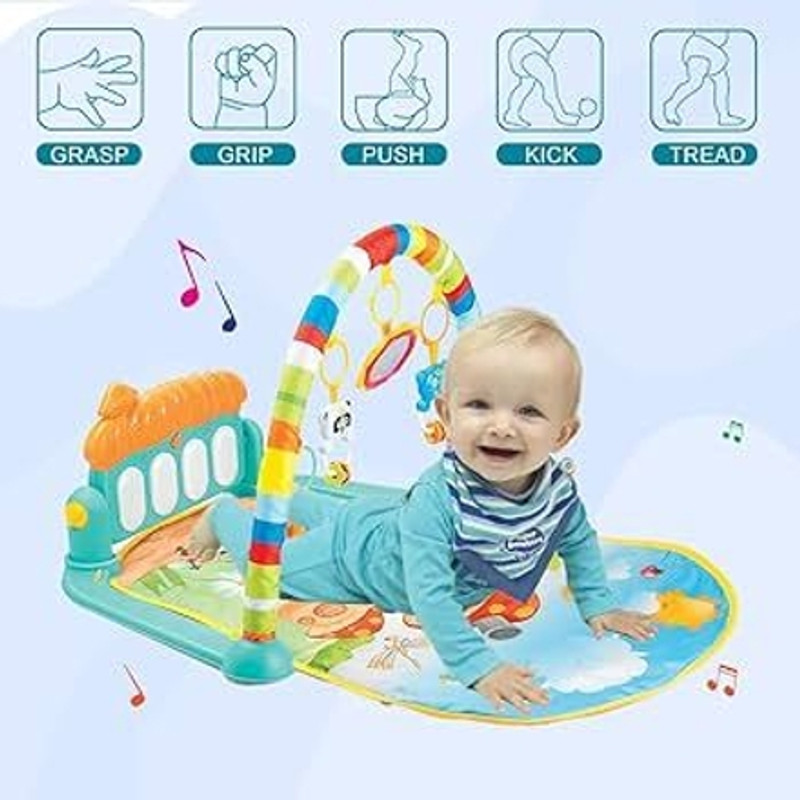 SABHADIYA TECHNOLOGY SMART CRIB TOY PLAY GYM(Blue, Green, Orange, Red, White, Yellow)