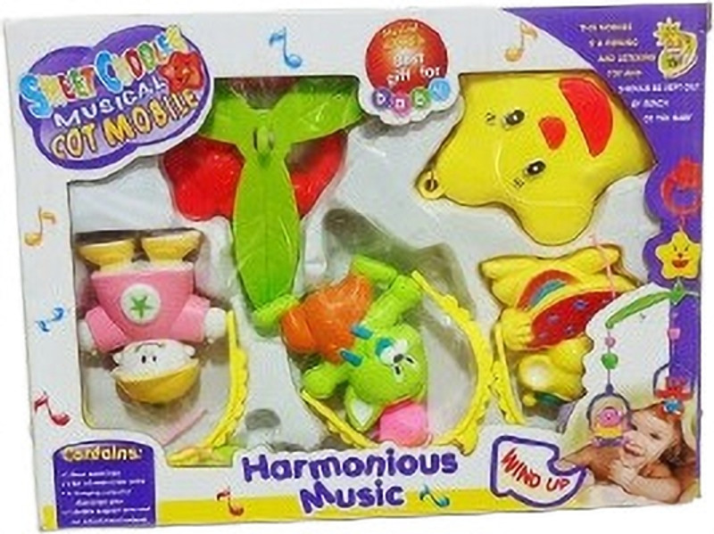Floweraura MUSICAL COT MOBILE(Multicolor)