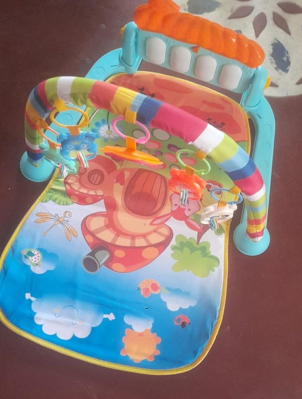 Ruffo Value Baby Play Mat with Interactive Piano and Educational Toys(Multicolor)