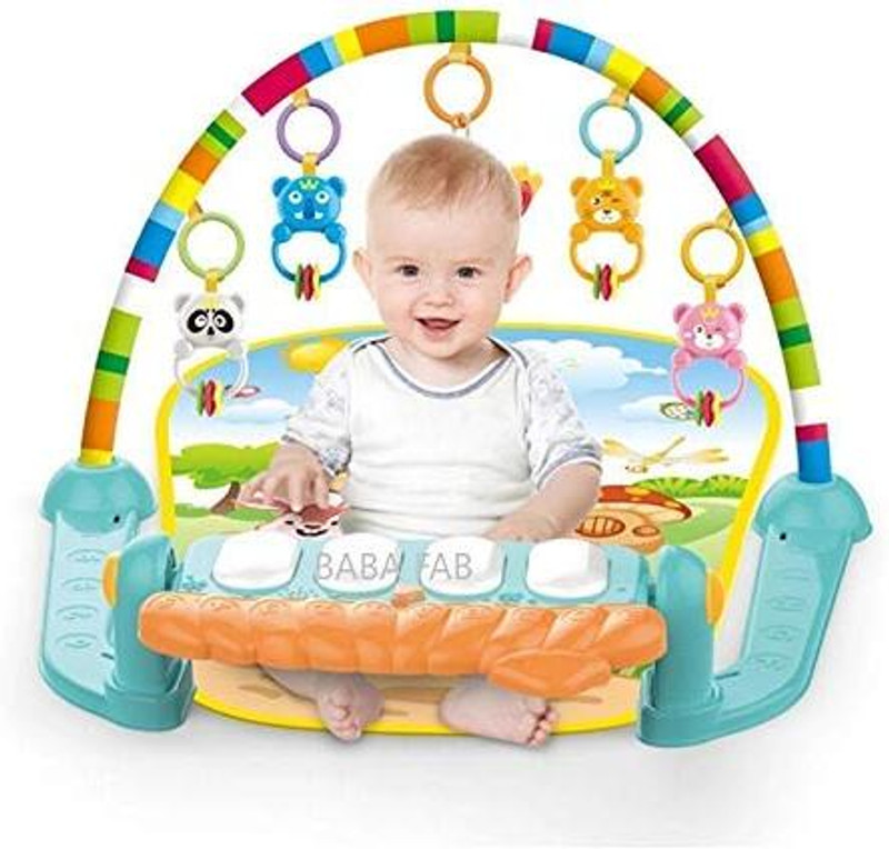 PlayriX Gym & Mat for New Born Baby Kick and paly Gifts Fitness Rack(Multicolor)