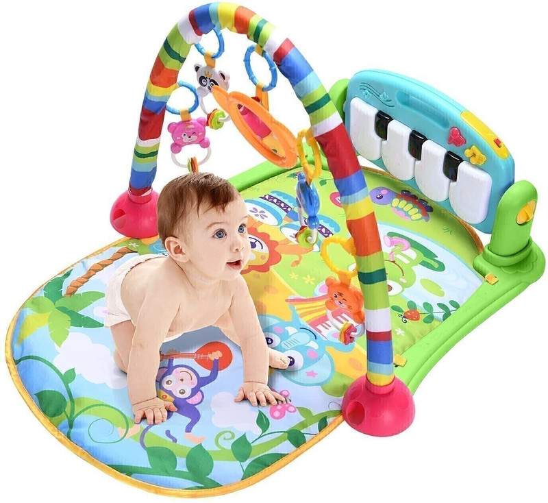 slenderopal Baby Play Gym & Mat for Babies Infant New Born Baby Gift Fitness Rack Multicolor(Multicolor)