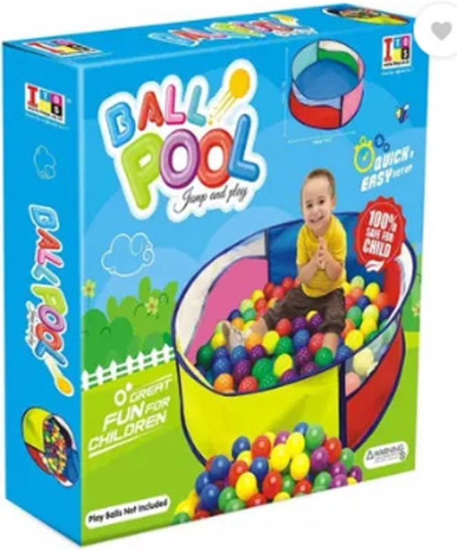 VKW MY BALL POOL (BLUE) ROUND(Multicolor)