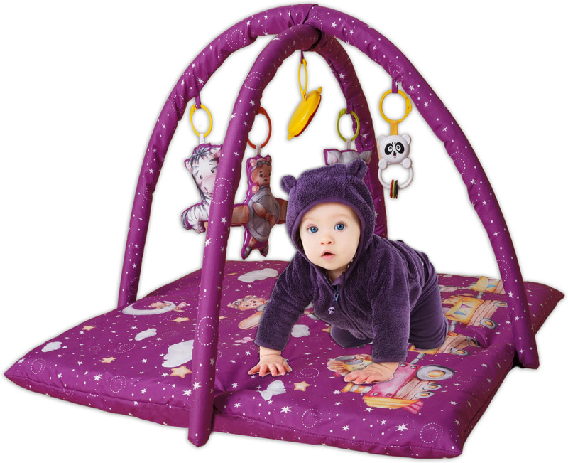 slenderopal New born Play Activity Gym with Hanging Toys Sleeping Bed for New Born Baby(Multicolor)