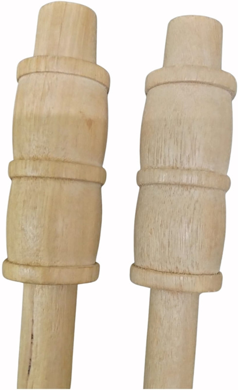 REINDEER Cricket Bails 2PC Set (Wooden) – Durable and High-Quality for Precision Play Standard Bail(Pack of  2)