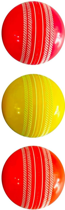 ParshvGroups Wind Ball for Cricket (Pack of 2), Wind Ball for Practice and Competitive Match Cricket Synthetic Ball(Standard, Pack of 2, Multicolor)