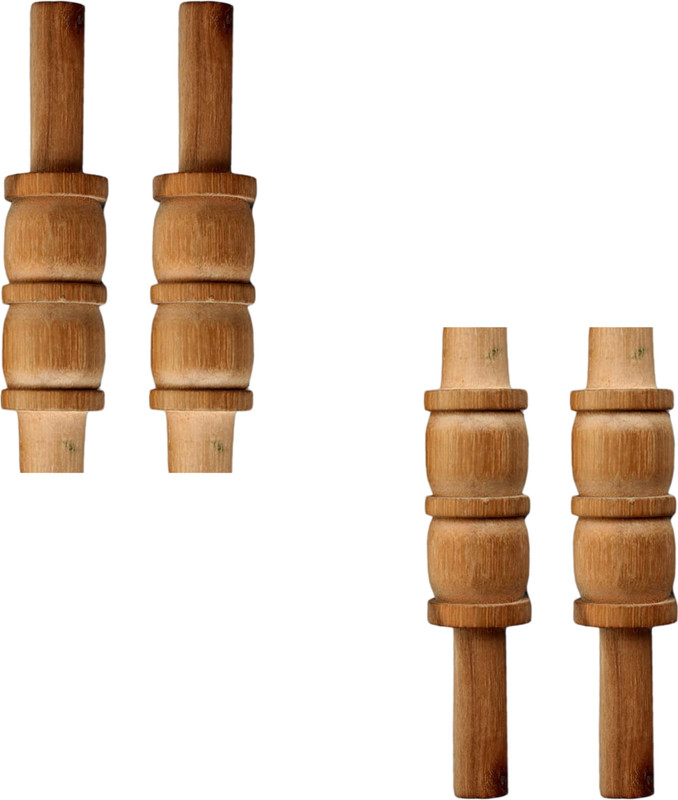 REINDEER Sports Wooden Cricket Stump Bails Perfect for Indoor & Outdoor Cricket Matches Standard Bail(Pack of  4)
