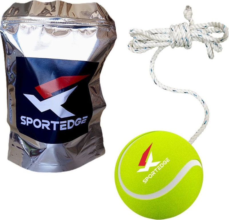 sportedge Hanging tennis Cricket Practice Ball solo Training Practice Indoors & Outdoors Cricket Synthetic Ball(Standard, Pack of 1, Green)