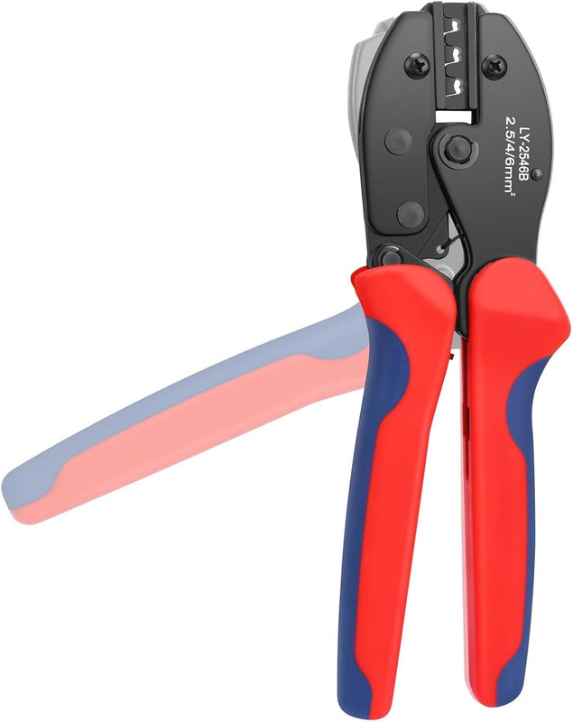 MME Solar Crimping Tool LY-2546B MC4 Crimp Pliers Replacement AWG13-10 2.5-6.0mm2 Solar Panel PV Connectors Cable | MC4 Connector Plier Manual Crimper