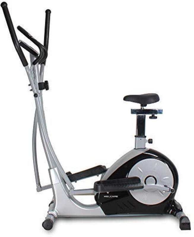 WELCARE WC6010 Elliptical Cross Trainer with Hand Pulse Sensor & LCD Monitor Cross Trainer(Grey)