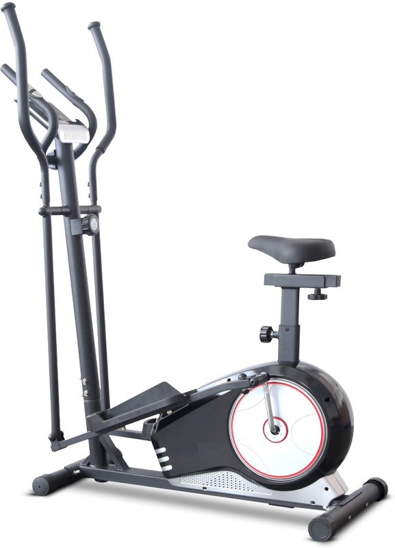 Bhatia Sports Elliptical cross trainer exercise cycle 7Kg flywheel Cross Trainer(Black, Silver)