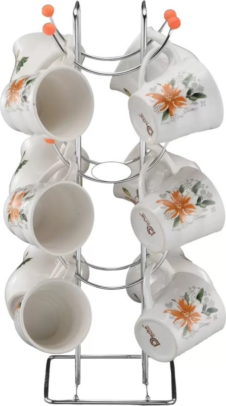 KITCHEN KART Cup & Plate Stand Combo Stainless Steel Glass Holder
