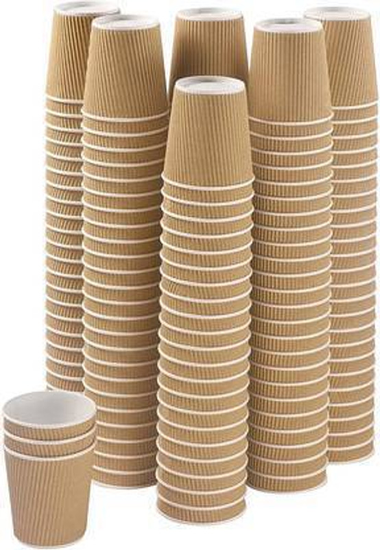 girirajdi Paper GIRIRAJ 150ML CUPS, USES IN COFFEE, TEA, CAPPUCCINO AND OTHER HOT COLD BEVERAGE(Brown, Cup)