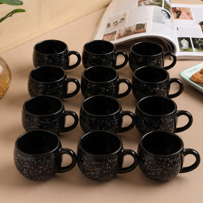 Plutonic Designs Ceramic Rainbow Haze(Multicolor, Cup Set)