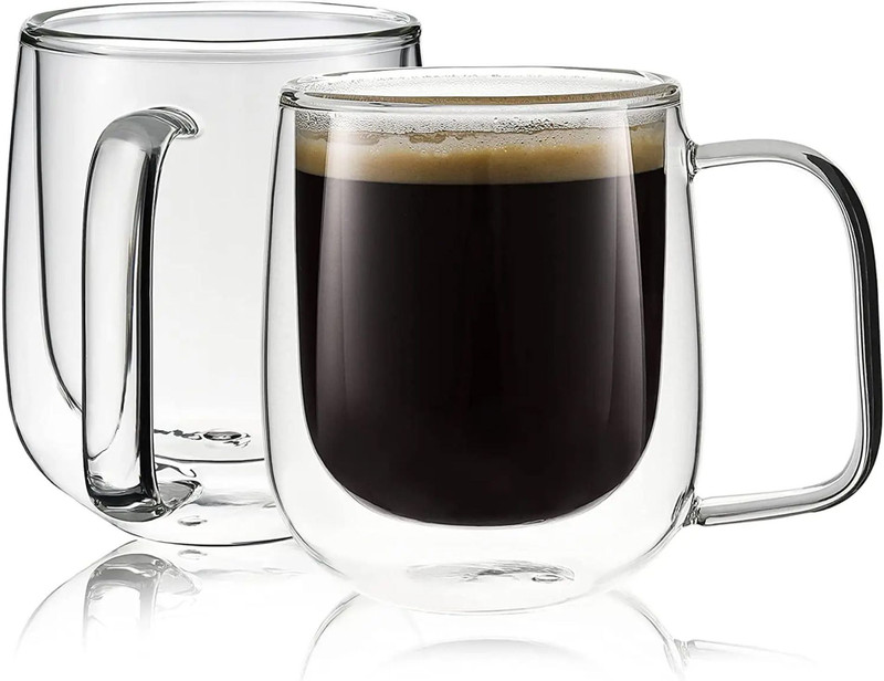 AGARO Borosilicate Glass(Clear, Cup Set)
