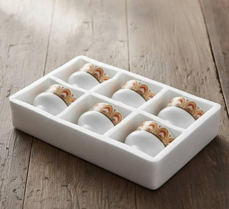 TEACup Pack of 1 Ceramic(White, Cup Set)