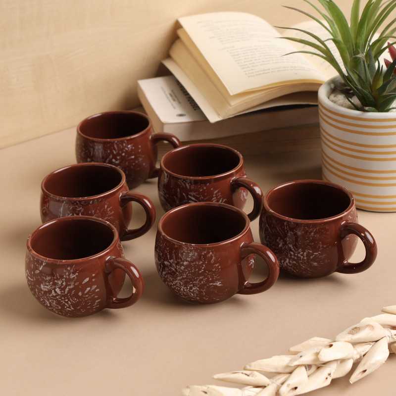 Plutonic Designs Ceramic(Yellow, Cup Set)