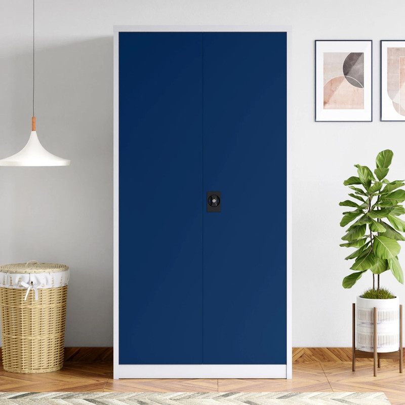 Interio by Godrej Vurv 2-Door Metal Almirah(Finish Color - Sapphire Blue, Knock Down)
