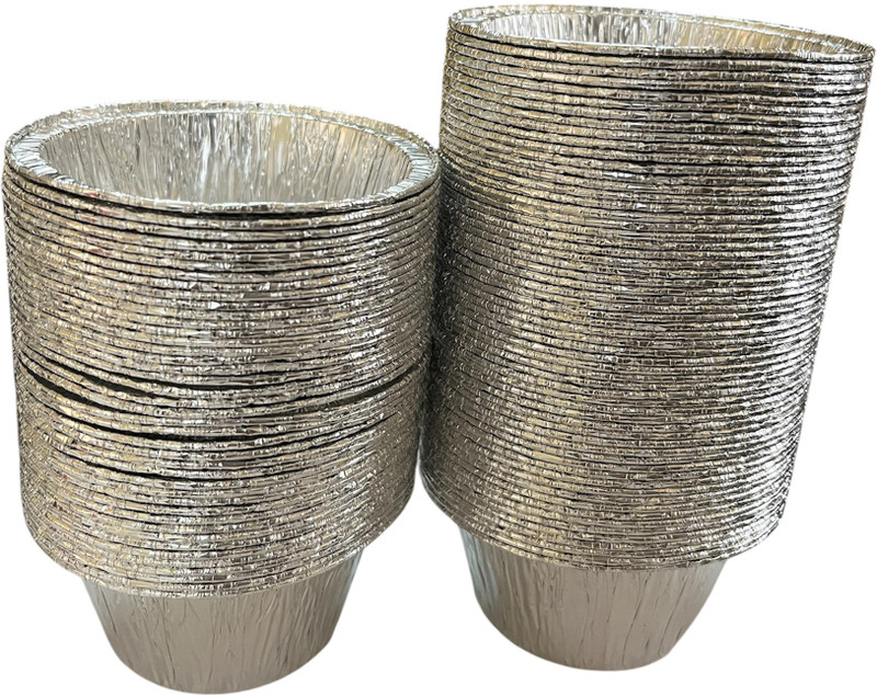 SRI VAISHNAVI INTERNATIONAL - Cavities Silver Cupcake Inserts(Pack of 25)