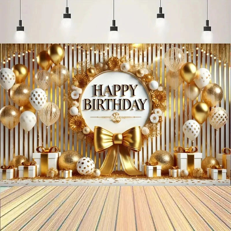 DARSHANAM WORLD 152 cm (5 ft) Door Polyester Semi Transparent Curtain Single Curtain(Gold, White, Printed)