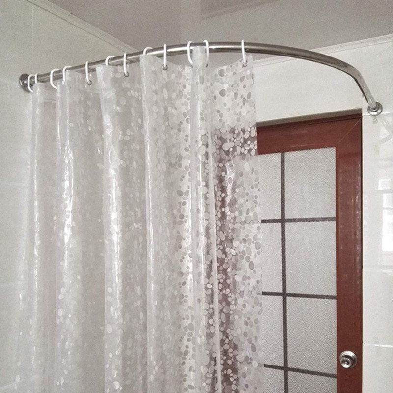 RELOOK INDUSTRIES 153 cm (5 ft) Window PVC Transparent Curtain Single Curtain(Transparent, Polka, 3D Printed)