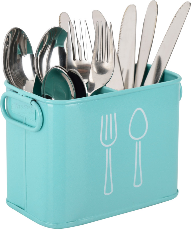 Classyo Empty Cutlery Display Box Case(Aqua  Holds 40 Pieces)