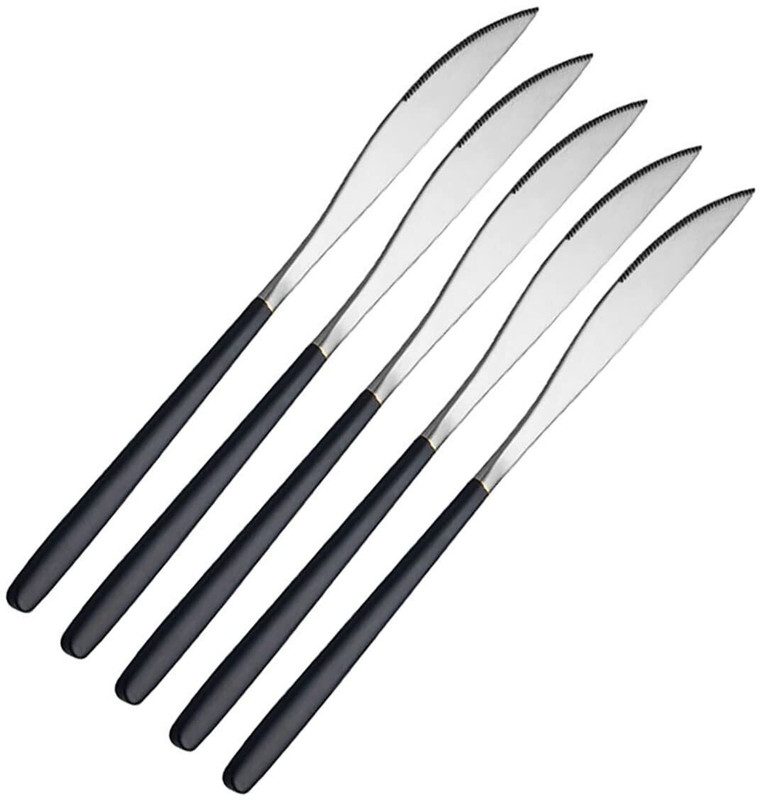 Takositio Good Stainless Steel Dinner Knives Stainless Steel Butter Spreader Set(Pack of 5)